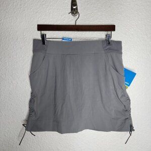 Columbia Anytime Casual Skort in City Grey Women's Size Large New With Tags